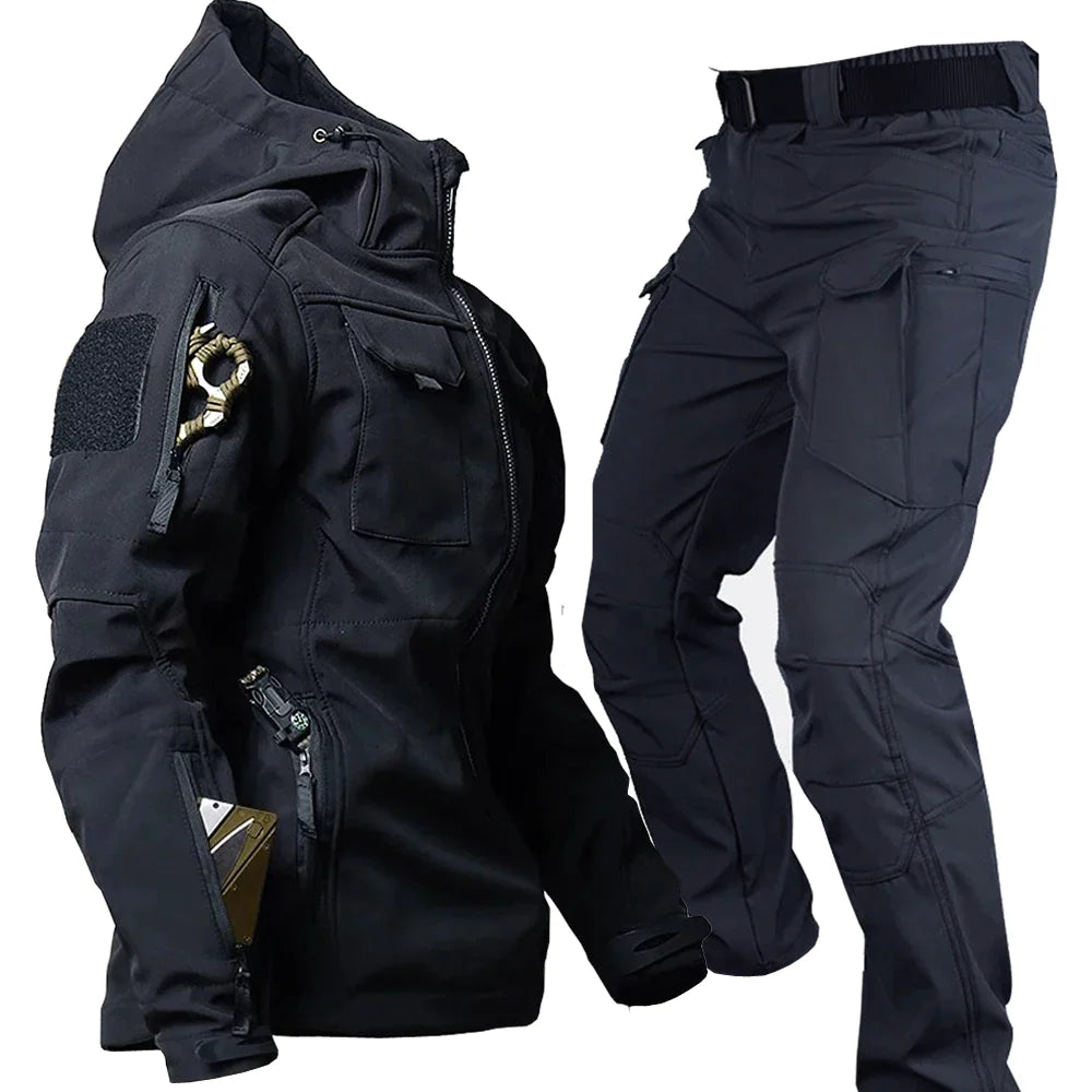 OutdoorGuard Zeus | Jacheta + Pantalele de transport final pentru exterior