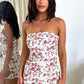 Vestito di fascino - fiore di Rosa bianco